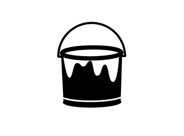 wiadro z farbą